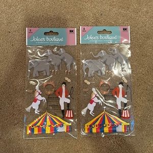 Circus Scrapbook Stickers